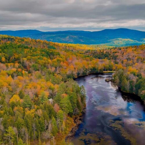 Scenic Campton NH mountains where Smith River provides HVAC services