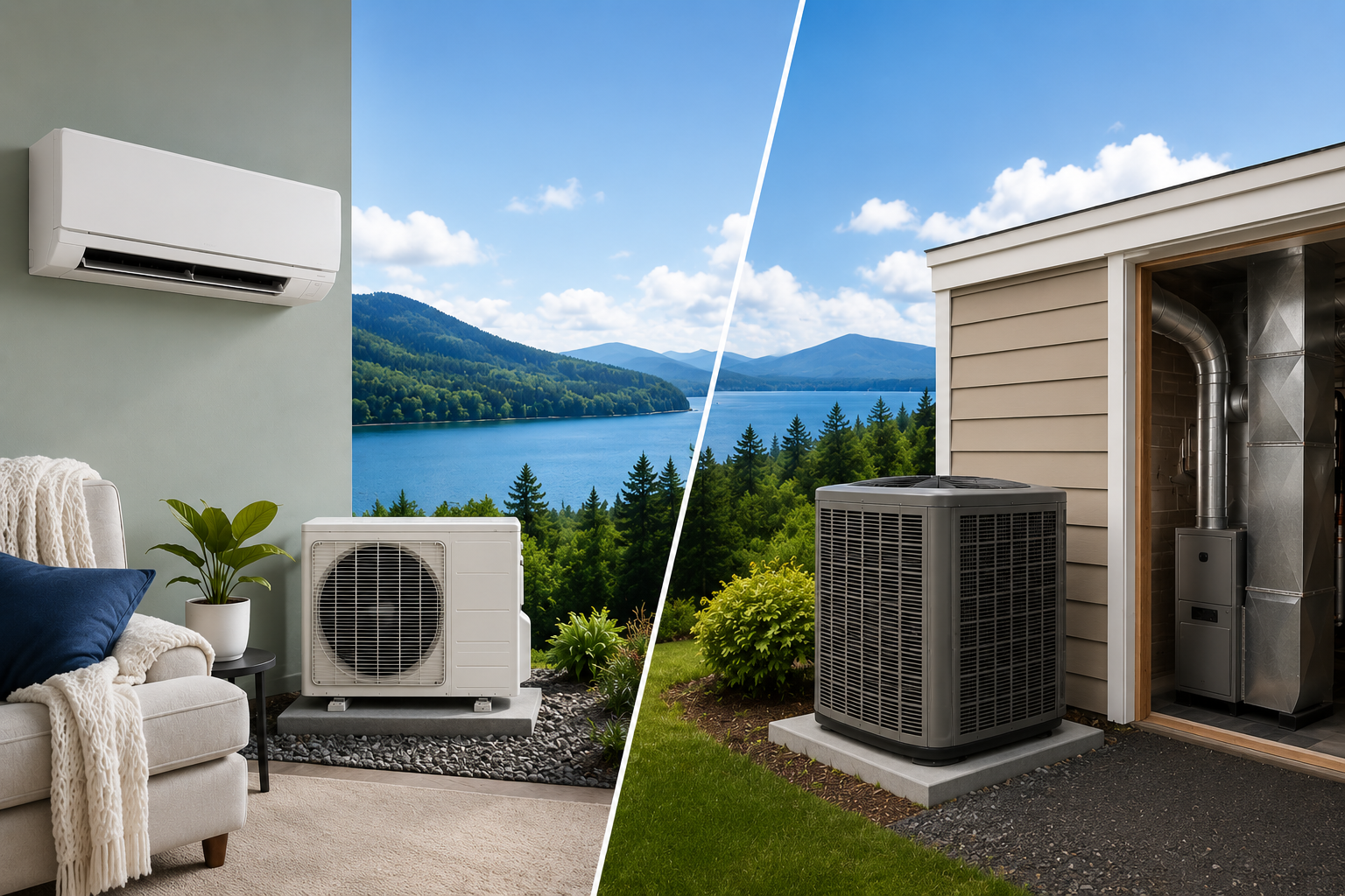 Ductless Mini Split vs Central AC: What Lakes Region, New Hampshire Homeowners Need to Know